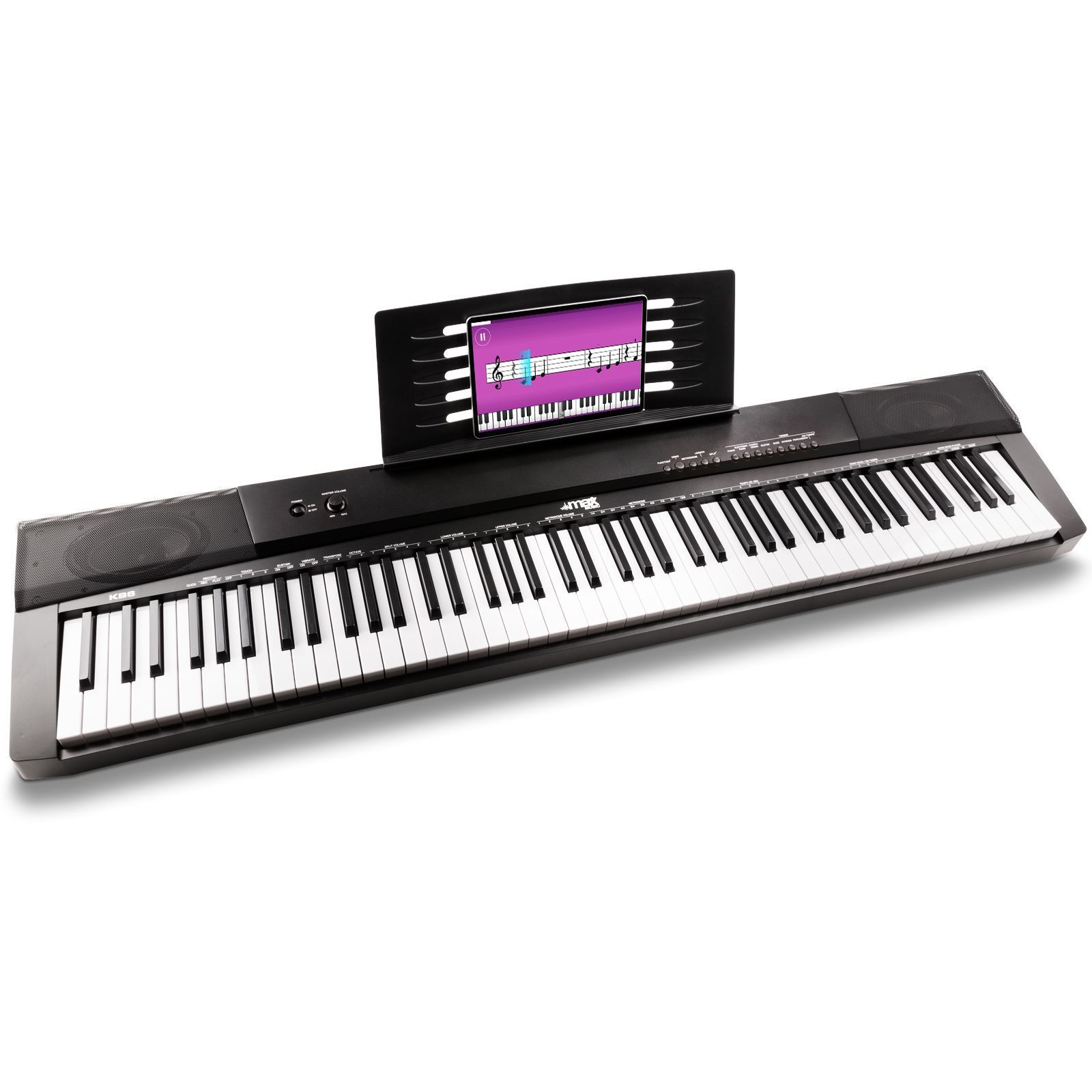 2e keus - MAX KB6 digitale piano met 88 aanslaggevoelige toetsen en