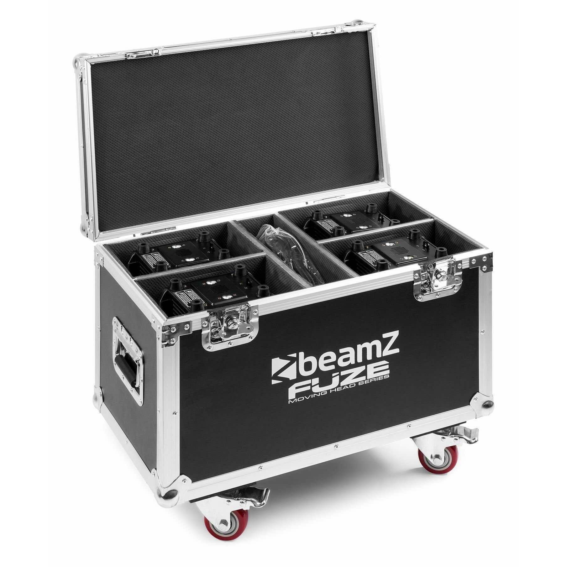 FCFZ42 flightcase voor 4 stuks FUZE2812, 712 of 1910 moving heads