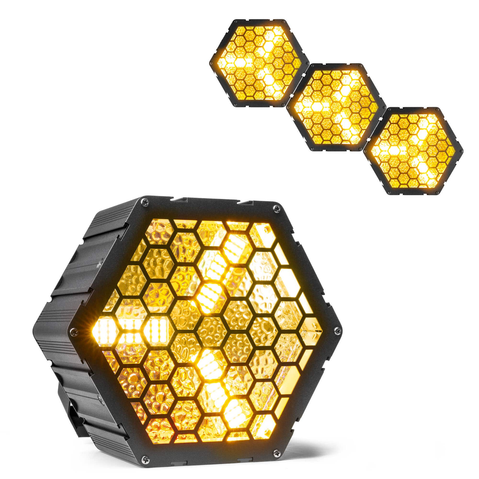 BeamZ Set van 4x RB90 Retro Blinders - 3x 30W RGB/WW LED's