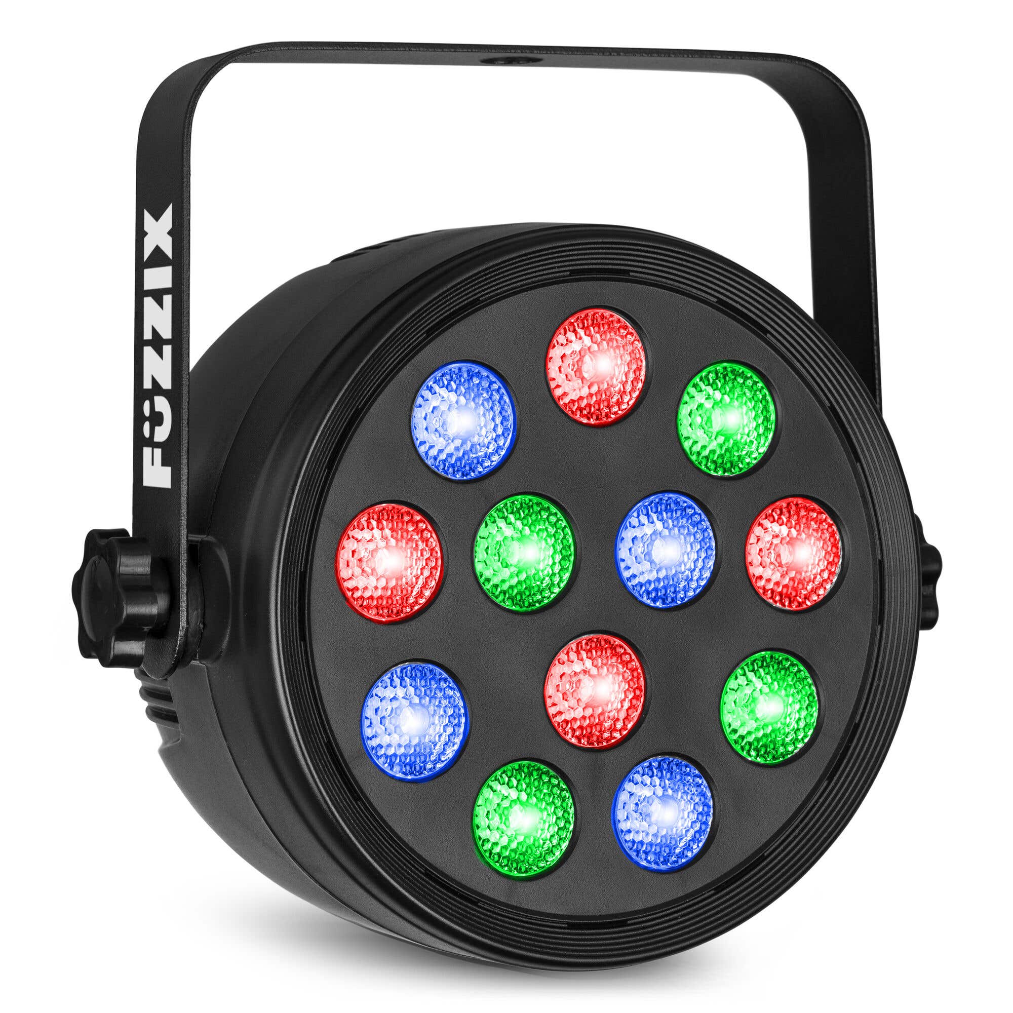 Fuzzix PLF12 Party LED par met 12x 2W LED's - RGB - Inclusief