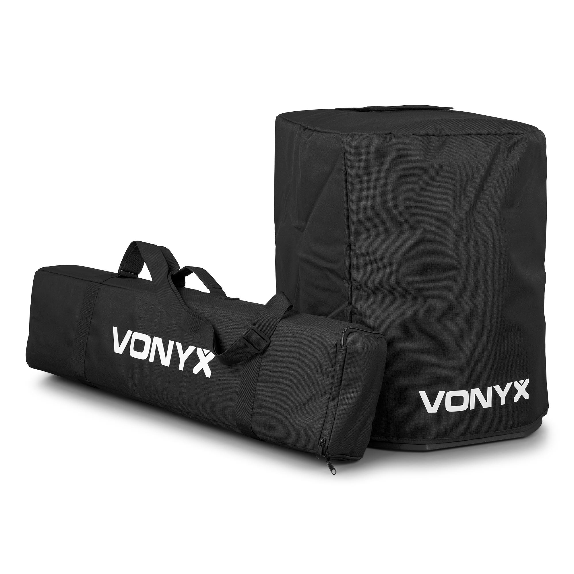 Vonyx beschermhoes set voor VX822 actieve kolom luidspreker - Zwart