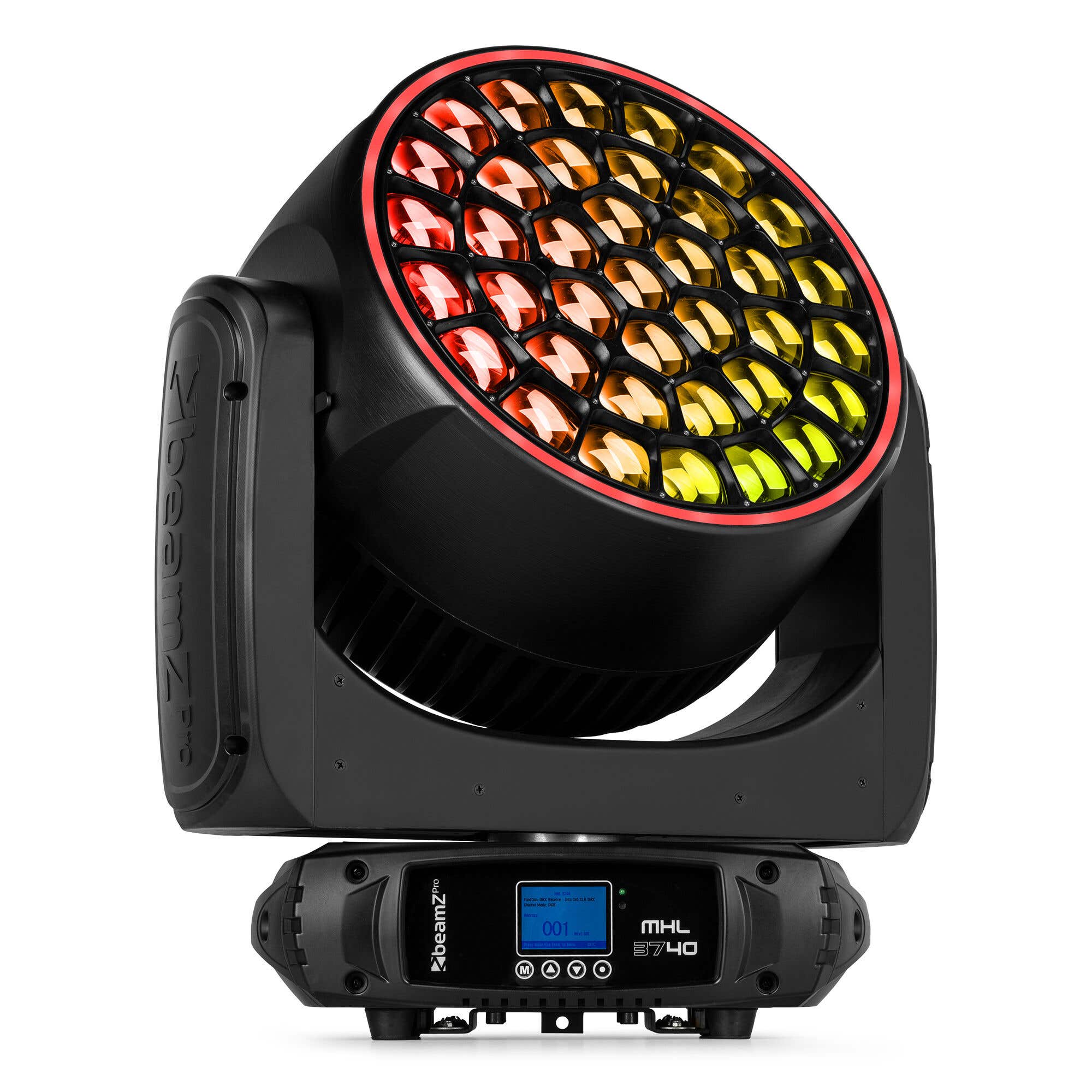 Retourdeal - BeamZ Pro MHL3740 - Wash moving head met zoom en single pixel control - 37x 40W RGBW LED’s