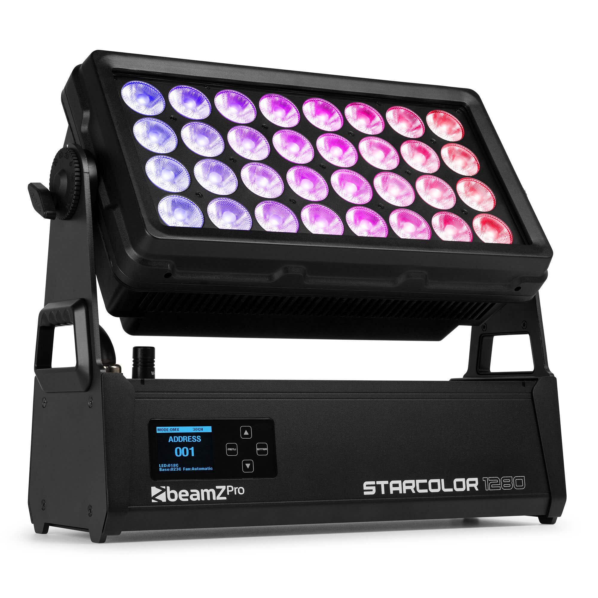 BeamZ Professional StarColor1280 wall washer - Waterdichte floodlight - Met RGBW LED’s - IP65