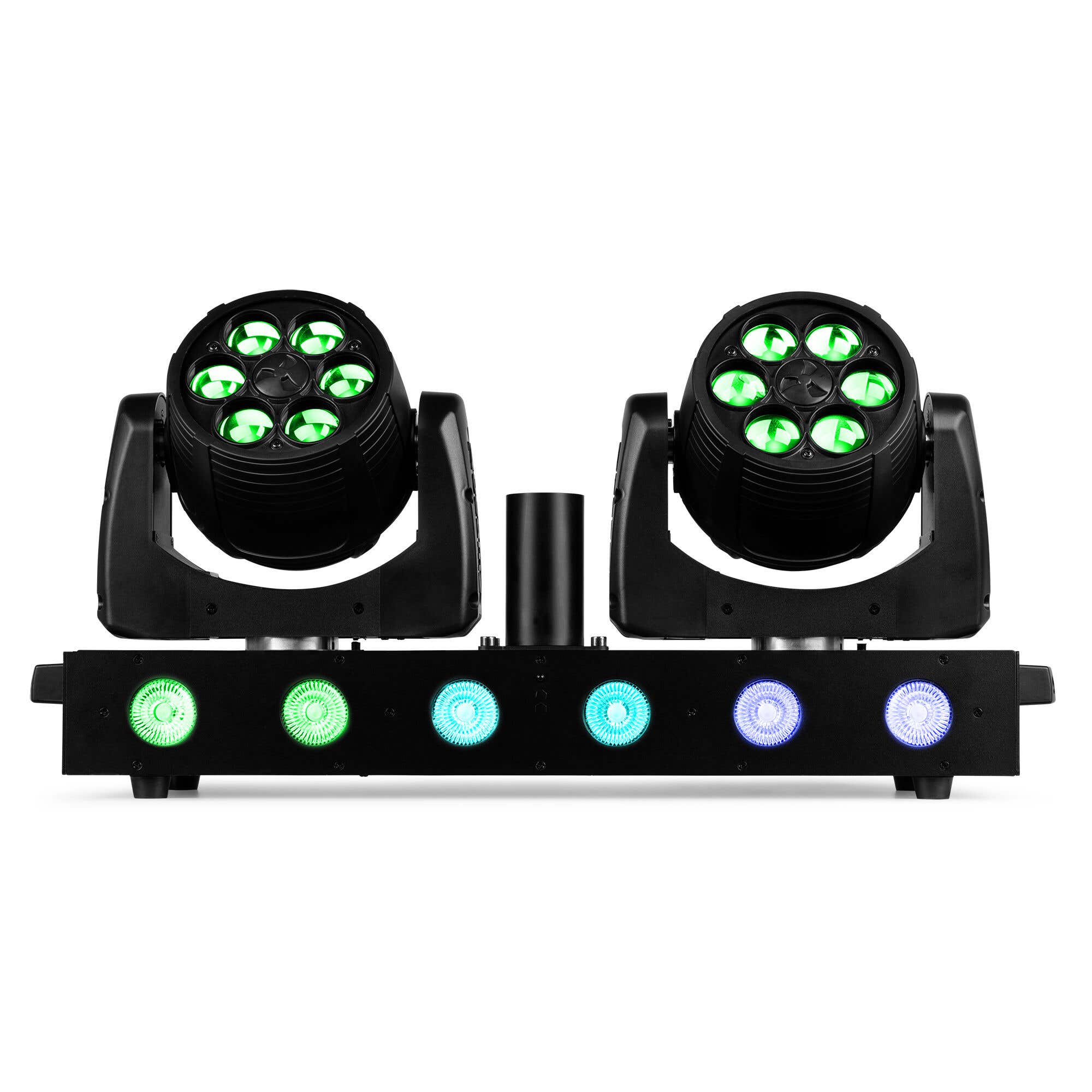 BeamZ Fuze Twin wash moving head bar - Duo moving heads met LED bar - RGBW LED’s - 75W