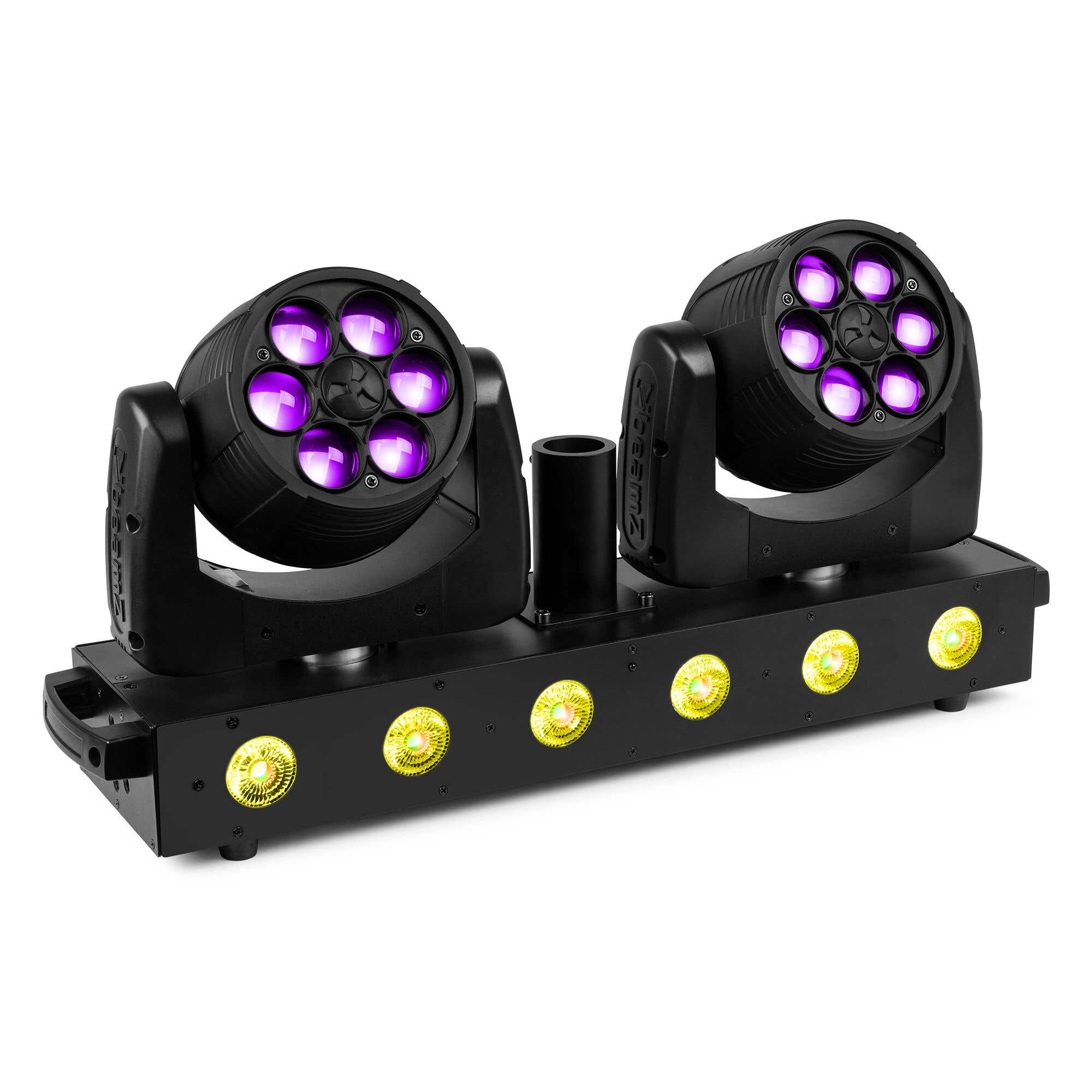 BeamZ Fuze Twin wash moving head bar - Duo moving heads met LED bar - RGBW LED’s - 75W