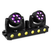 BeamZ Fuze Twin wash moving head bar - Duo moving heads met LED bar - RGBW LED’s - 75W