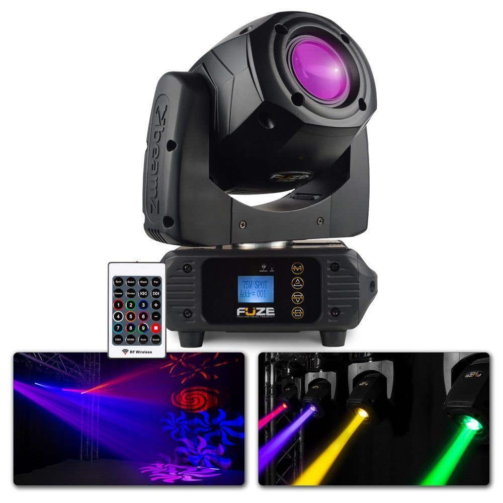 Retourdeal - BeamZ FUZE75S Spot moving head met 75W LED