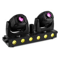 BeamZ Fuze Twin spot moving head bar - 75W duo moving heads + 15W RGBW LED bar