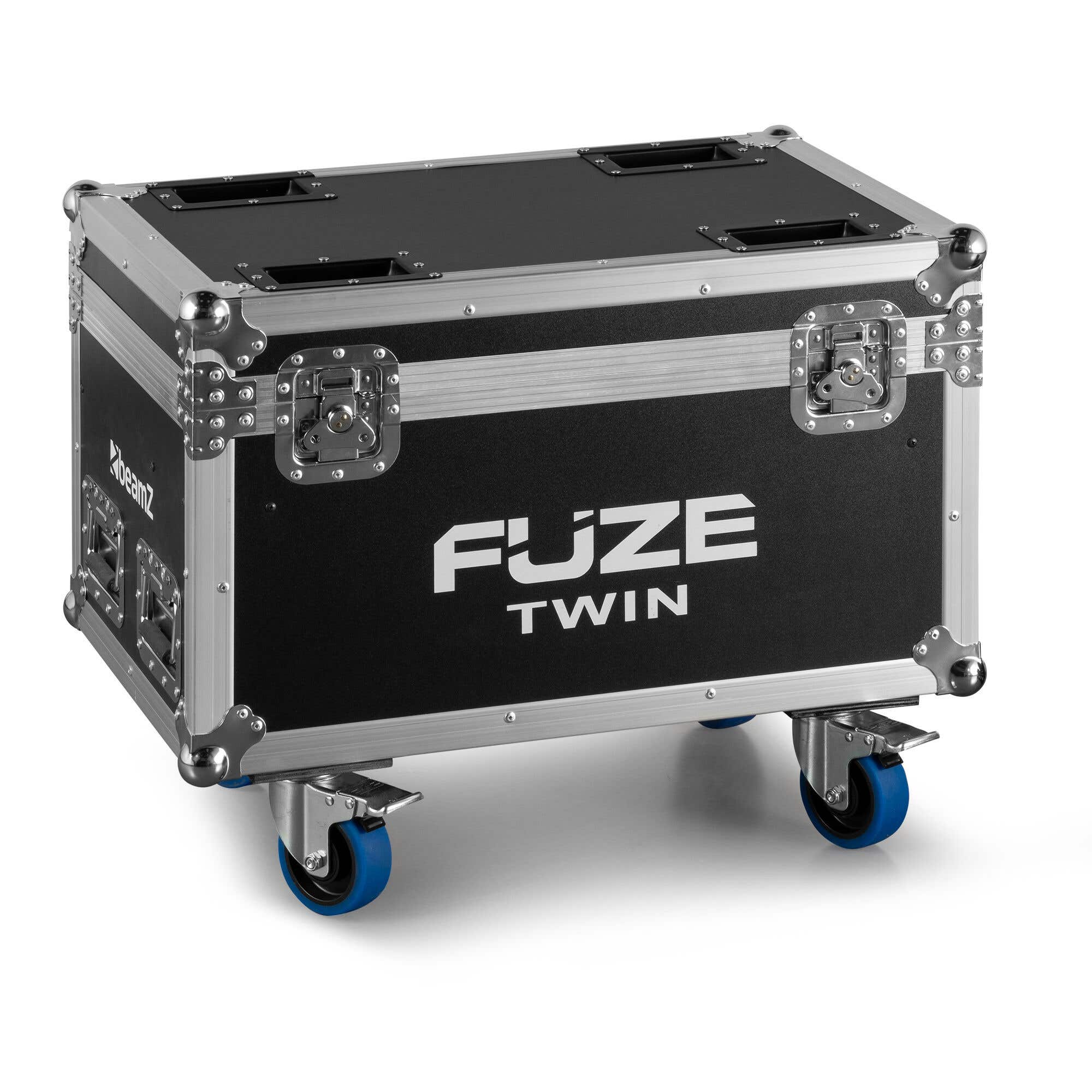 BeamZ FCFTB Flightcase voor 2 Fuze Twin moving head bars