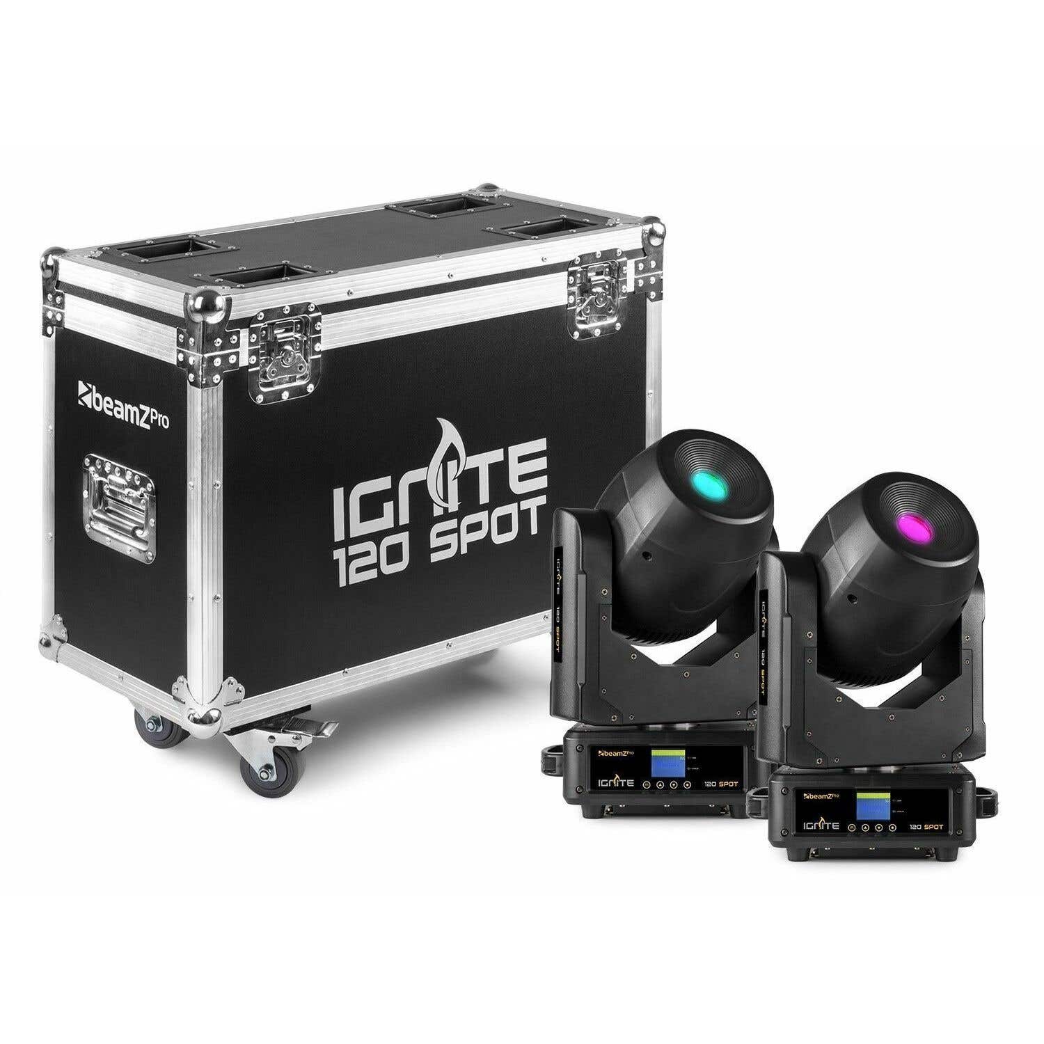 Retourdeal - BeamZ IGNITE120 LED Moving Head 120W - 2 stuks in