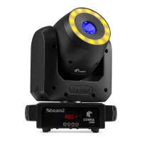 BeamZ Cobra 100R spot 100 Watt Moving Head met RGB LED Ring