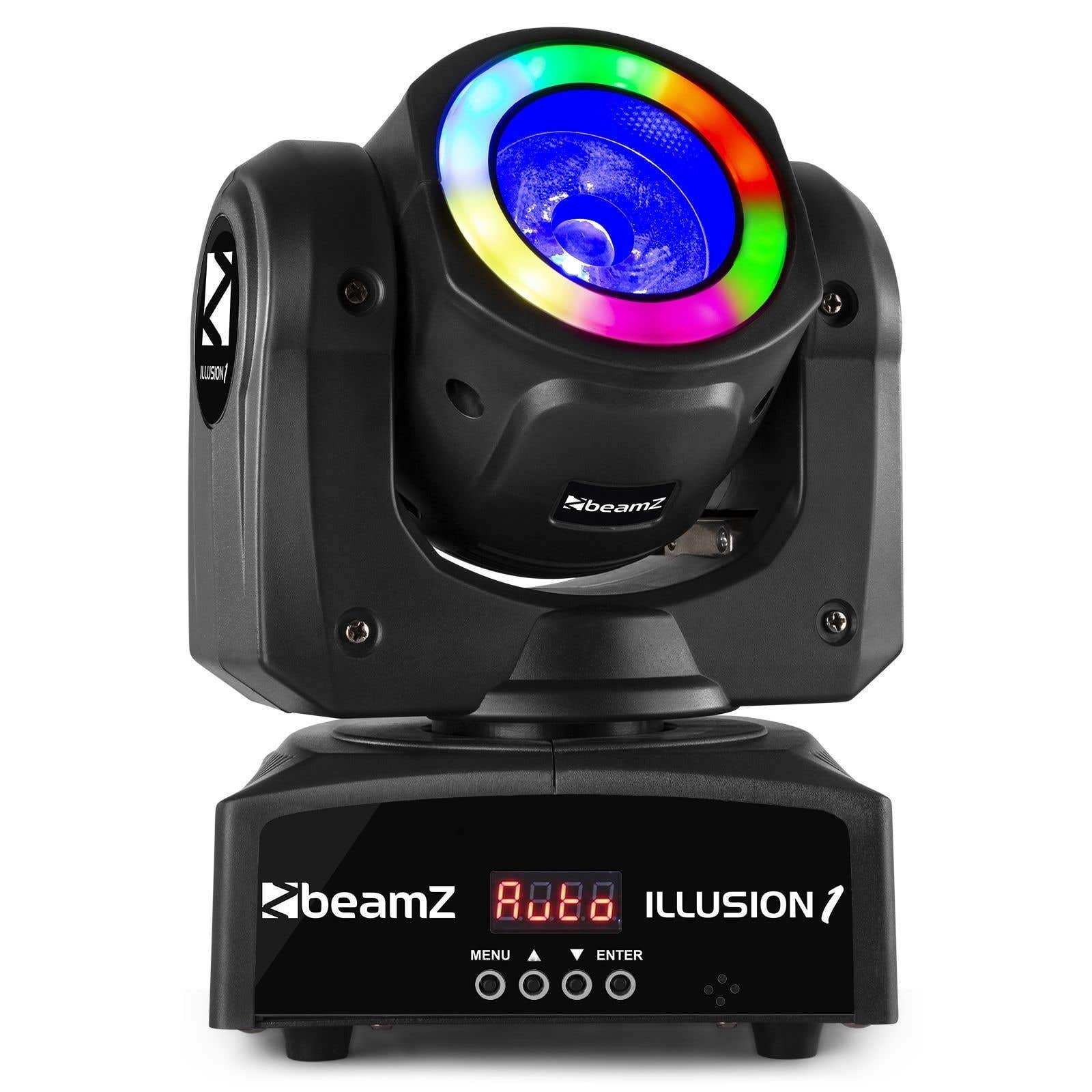 Retourdeal - BeamZ Illusion I Moving Head 60W beam RGBW met LED ring