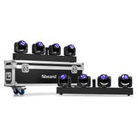 BeamZ Panther Quatro Beam Bar set van 2 stuks in flightcase - 2 Moving head bars met RGBW LED’s