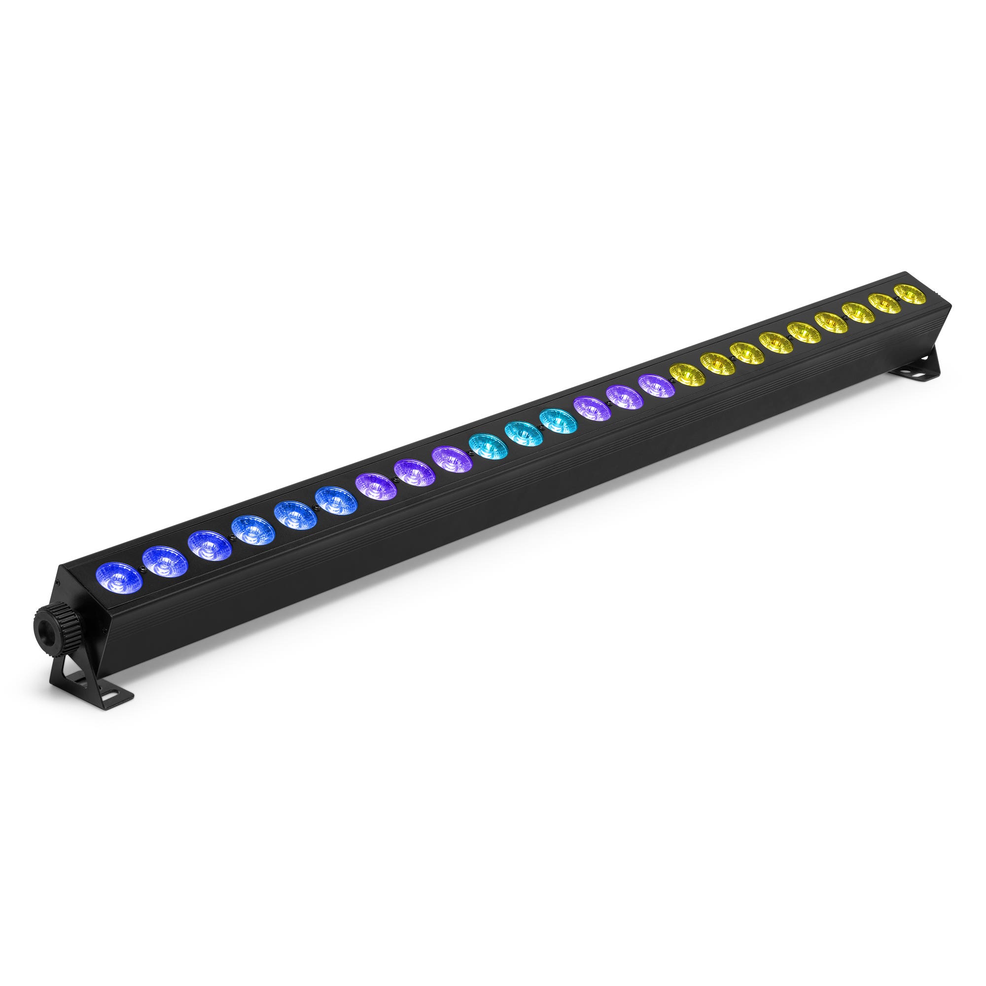BeamZ BBB244 LED bar met oplaadbare accu - Met 8 bestuurbare secties - 24 x 4W RGBW LED’s
