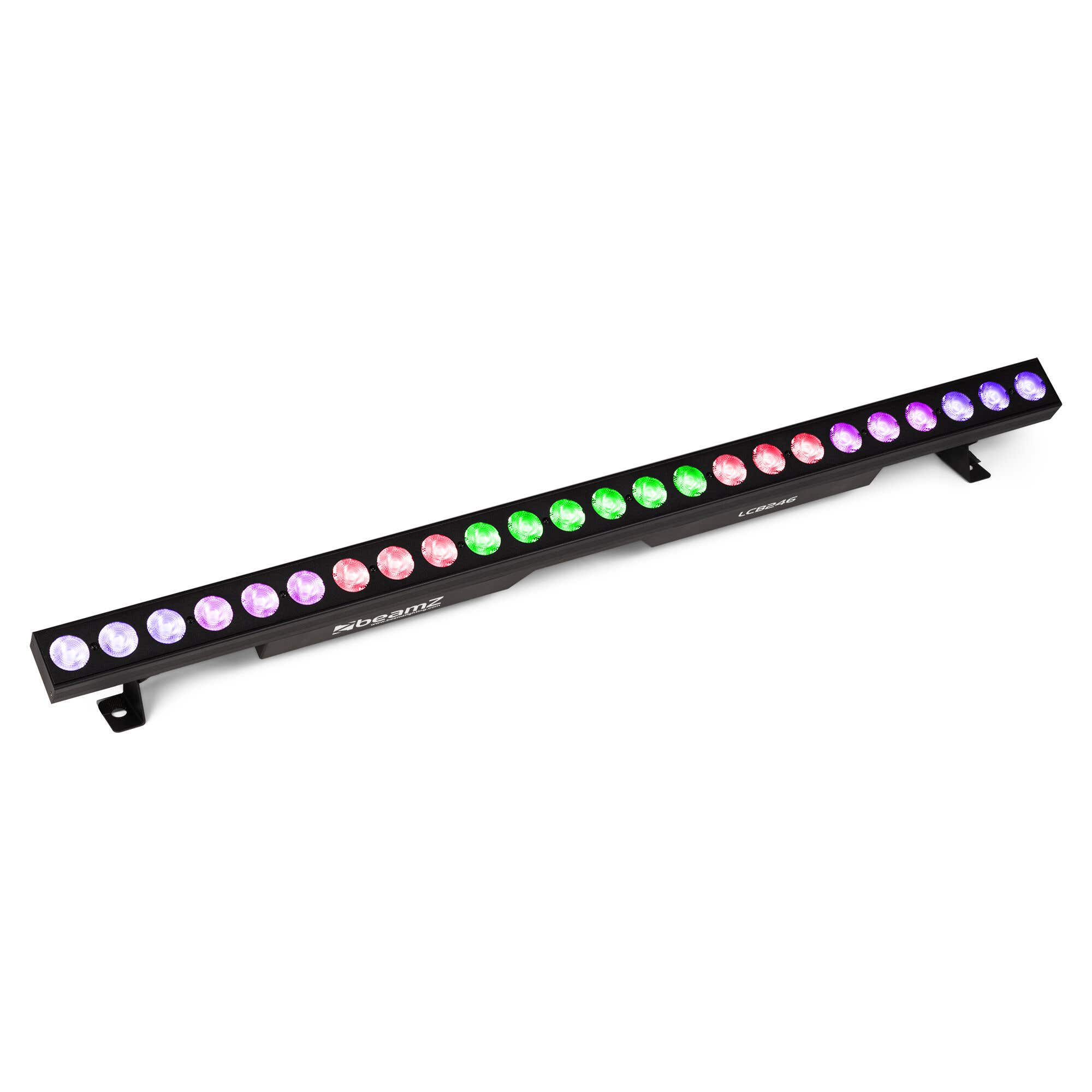 BeamZ LCB246 LED BAR met 24 x 6W LED's - RGBAW-UV - Blacklight bar - 8