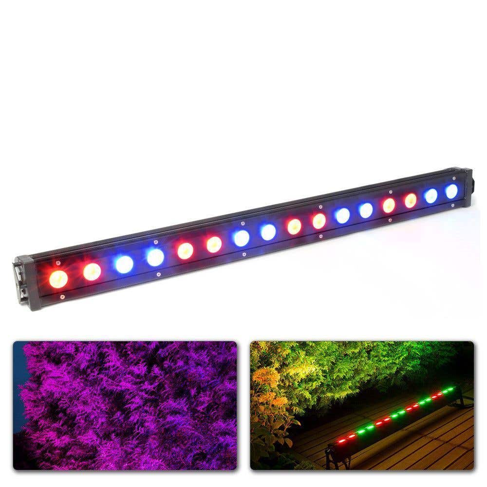 BeamZ LCB-48IP Kleurenunit 16x 3W Tri-color LED's DMX