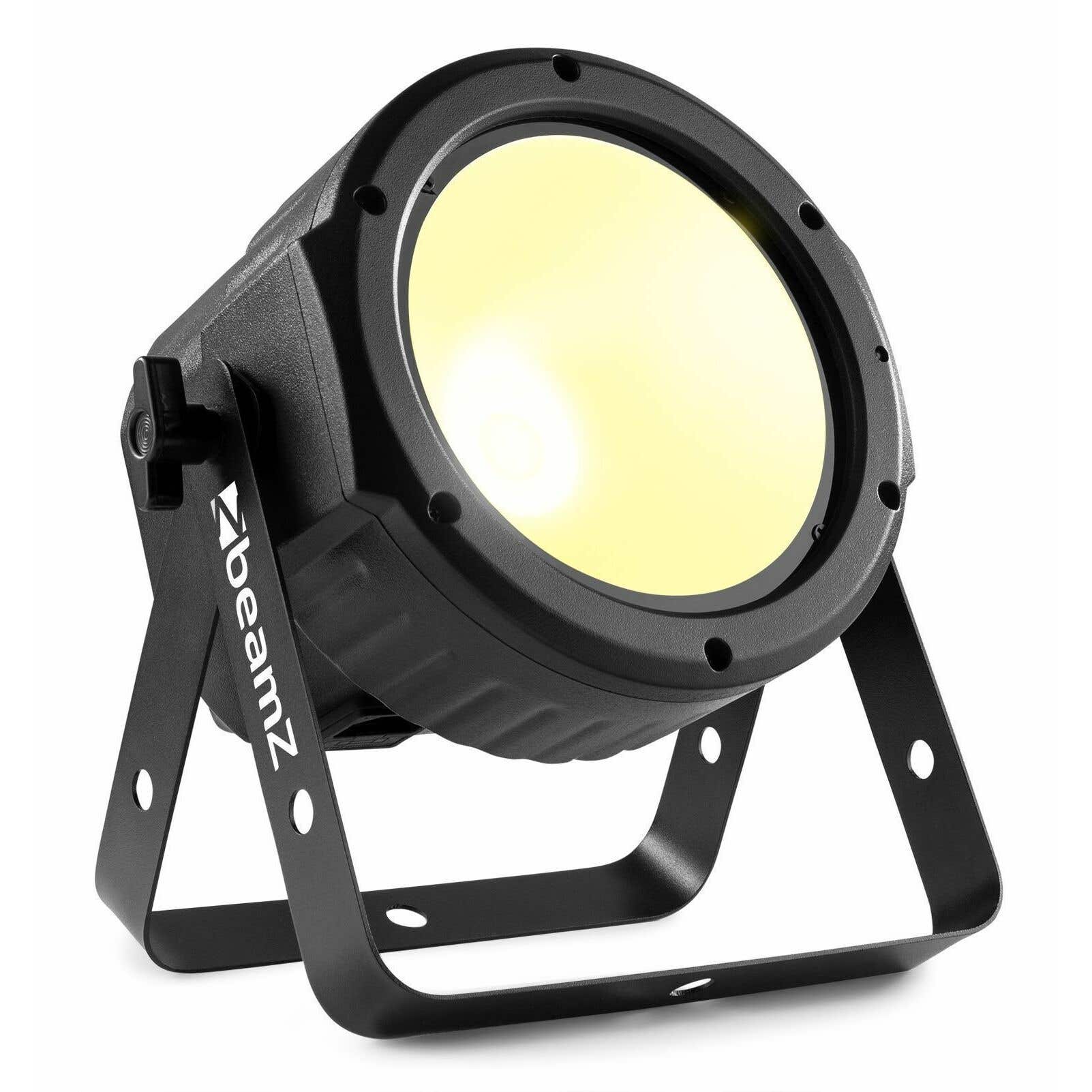 Retourdeal - BeamZ COB30WW warm witte FlatPAR 30W met