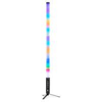 BeamZ Zelos LED Tube - Met 360° RGBW/CW LED’s - IP65 - 12 uur accuduur en draadloze DMX