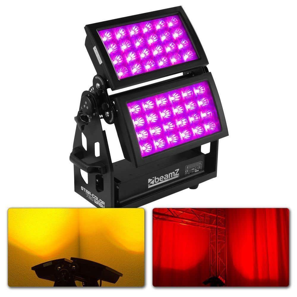 BeamZ Star-Color 720 LED Wash effect voor buiten met 2 panelen