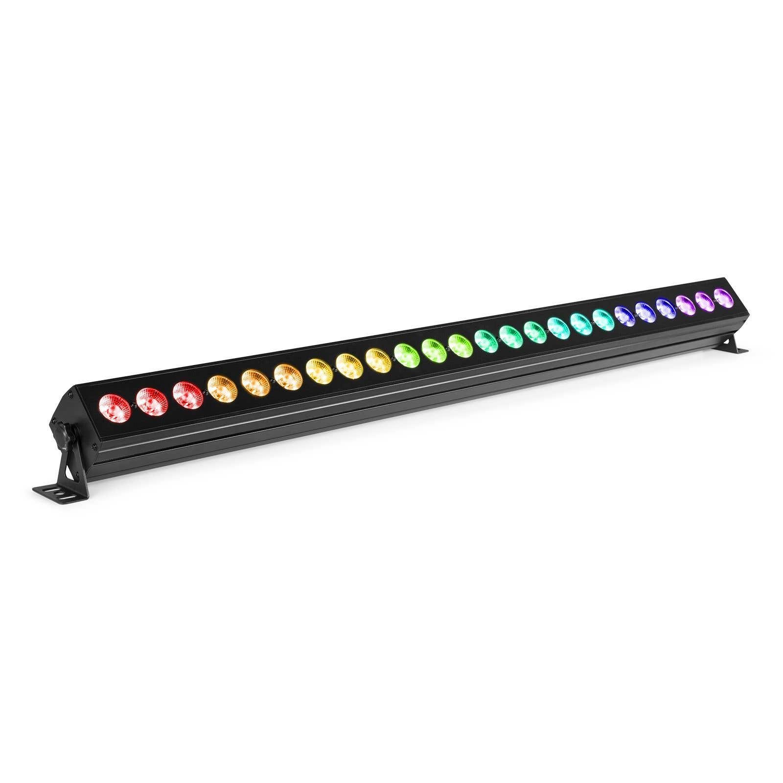 BeamZ LCB246 LED bar met 24 LED&apos;s (6W) in 8 secties - Zeer veel