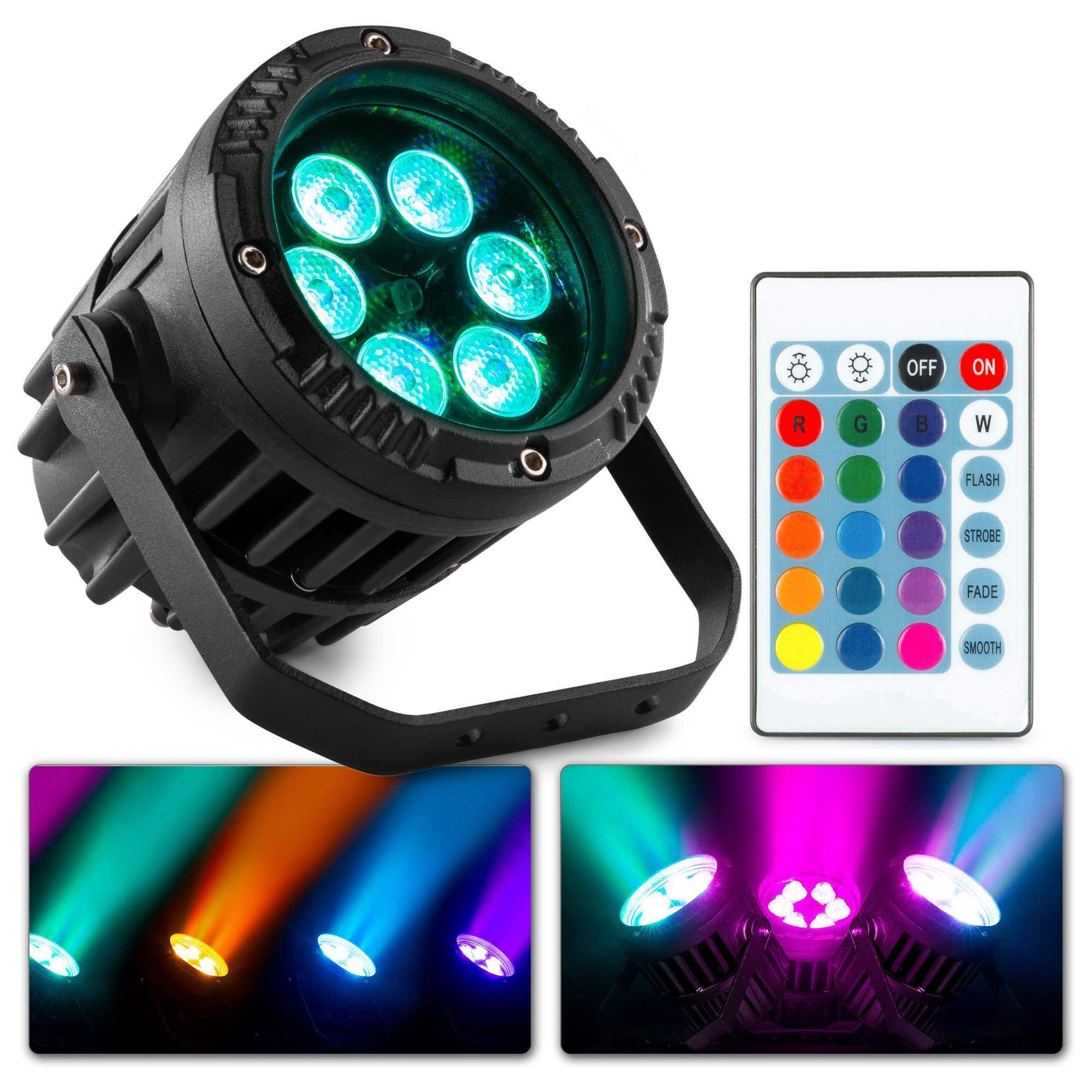 BeamZ BWA63 AluPar waterdichte LED par - 6x 3W