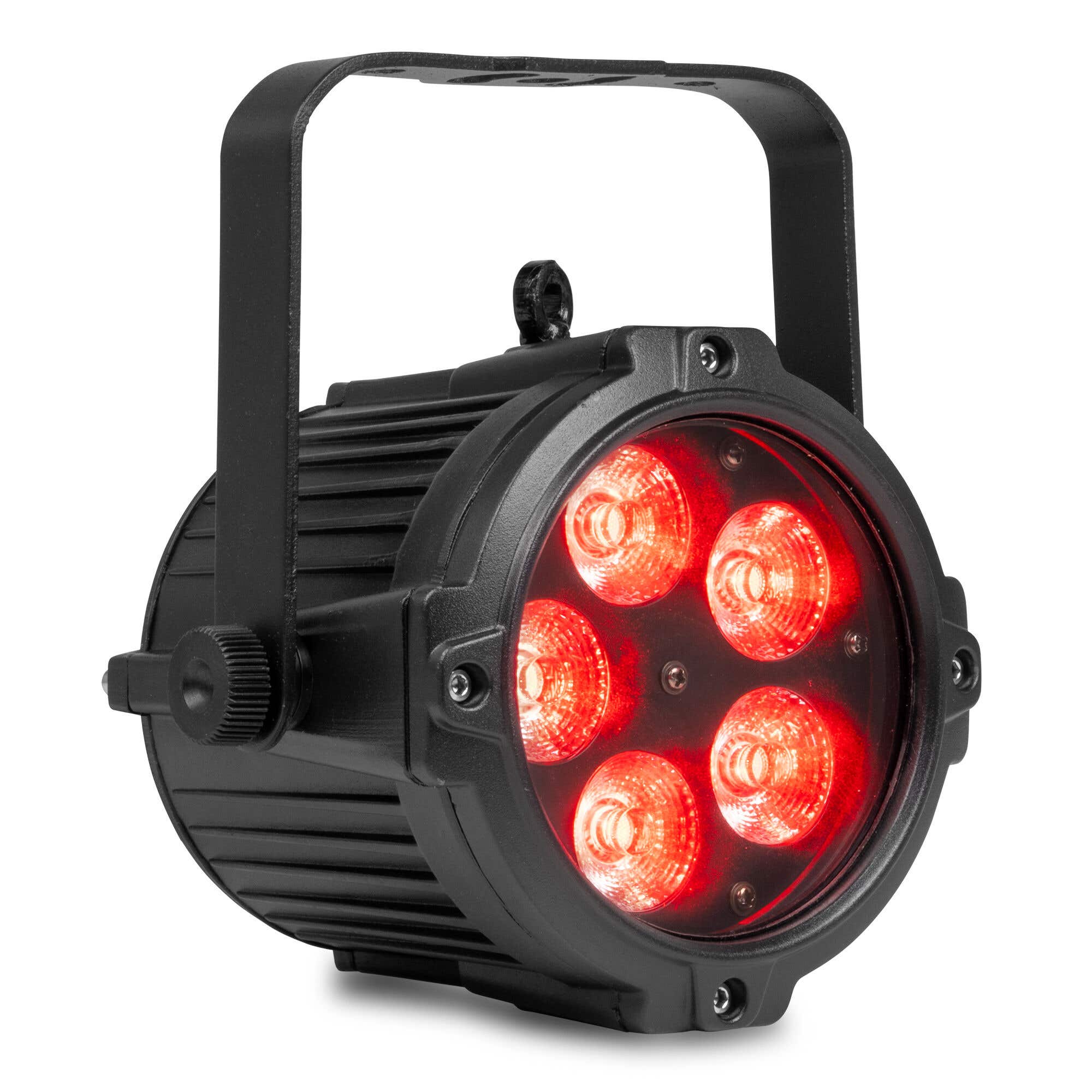 Retourdeal - BeamZ BWA65 Outdoor LED par - IP65 Waterdicht - 5x 8W RGBW LED’s - Met afstandsbediening