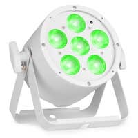 Retourdeal - BeamZ Professional BAC322W LED PAR - Pro Par met RGBALC LED’s - 6x 10W - Wit