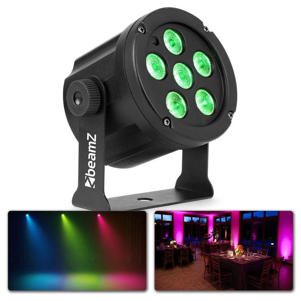 Dagaanbieding - BeamZ-SlimPar30-Krachtige-compacte-LED-Par-spot-6x-3W-LEDs dagelijkse koopjes