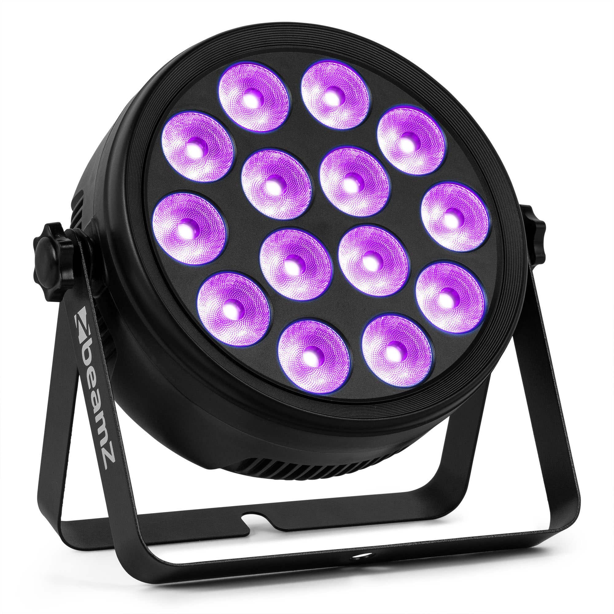 Retourdeal - BeamZ BCC165 LED PAR - PAR spot met 14x 4W RGBAW-UV LED’s - Blacklight met afstandsbediening