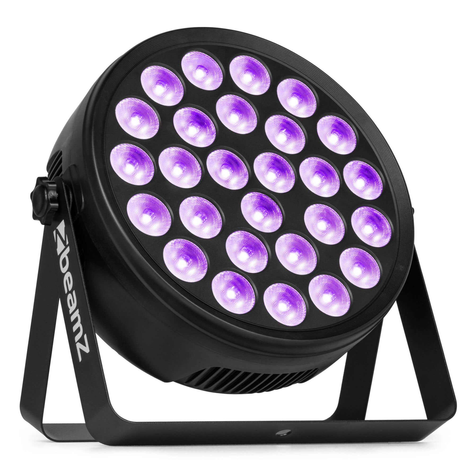BeamZ BCC260 LED PAR - PAR spot met 27x 6W RGBAW-UV LED’s - Blacklight met afstandsbediening