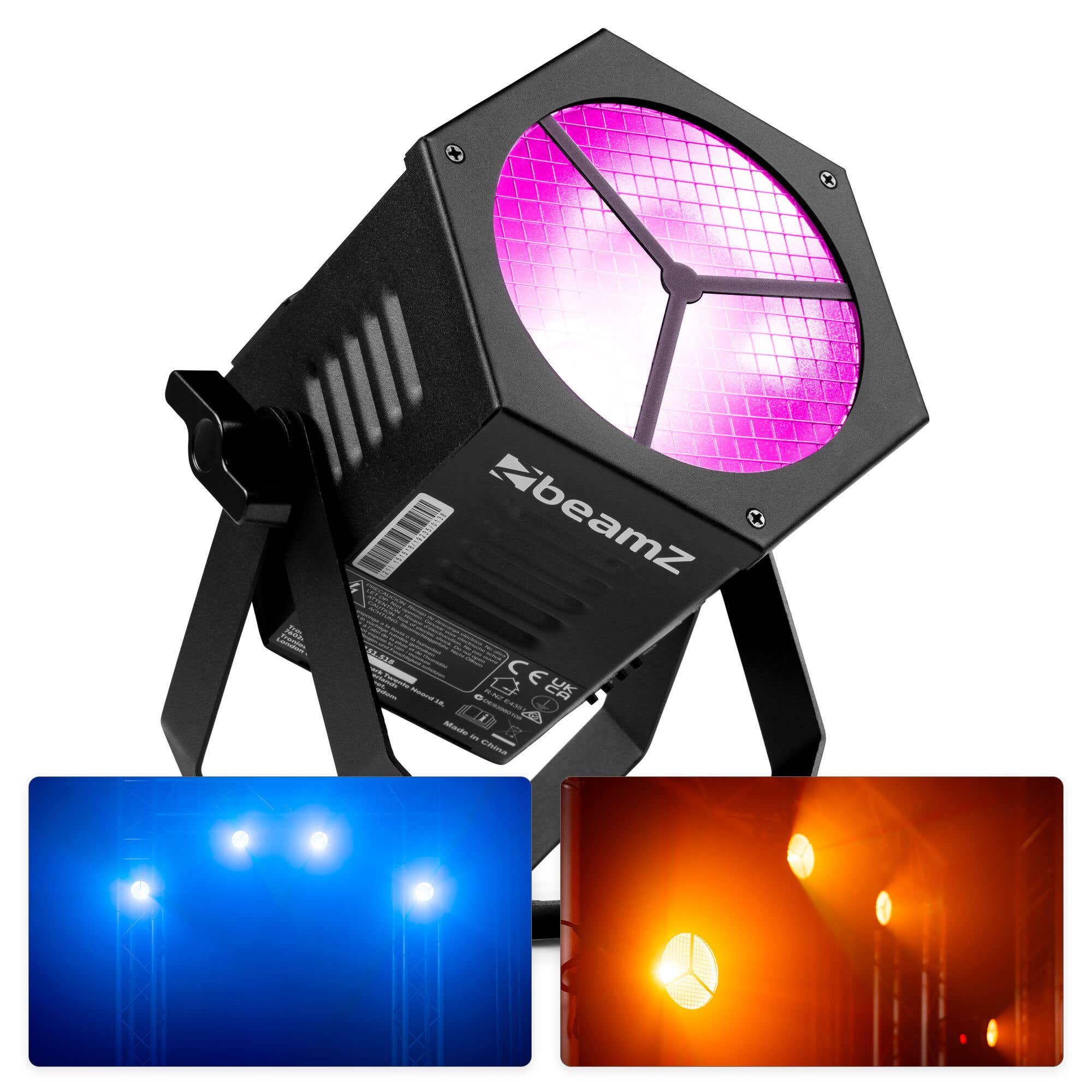 Retourdeal - BeamZ RB40 retro par met 40W RGBW COB LED
