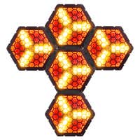 BeamZ Set van 5x RB90-5 Retro Blinders - 3x 30W RGB/WW LED’s - 5 pins DMX