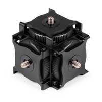 BeamZ Pro HR3W Hoekstuk voor Hera LED tubes - Connector voor drie LED tubes - Zwart