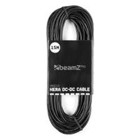 BeamZ Pro HRDC15 Hera DC-DC verlengkabel Male - Female - 15 meter