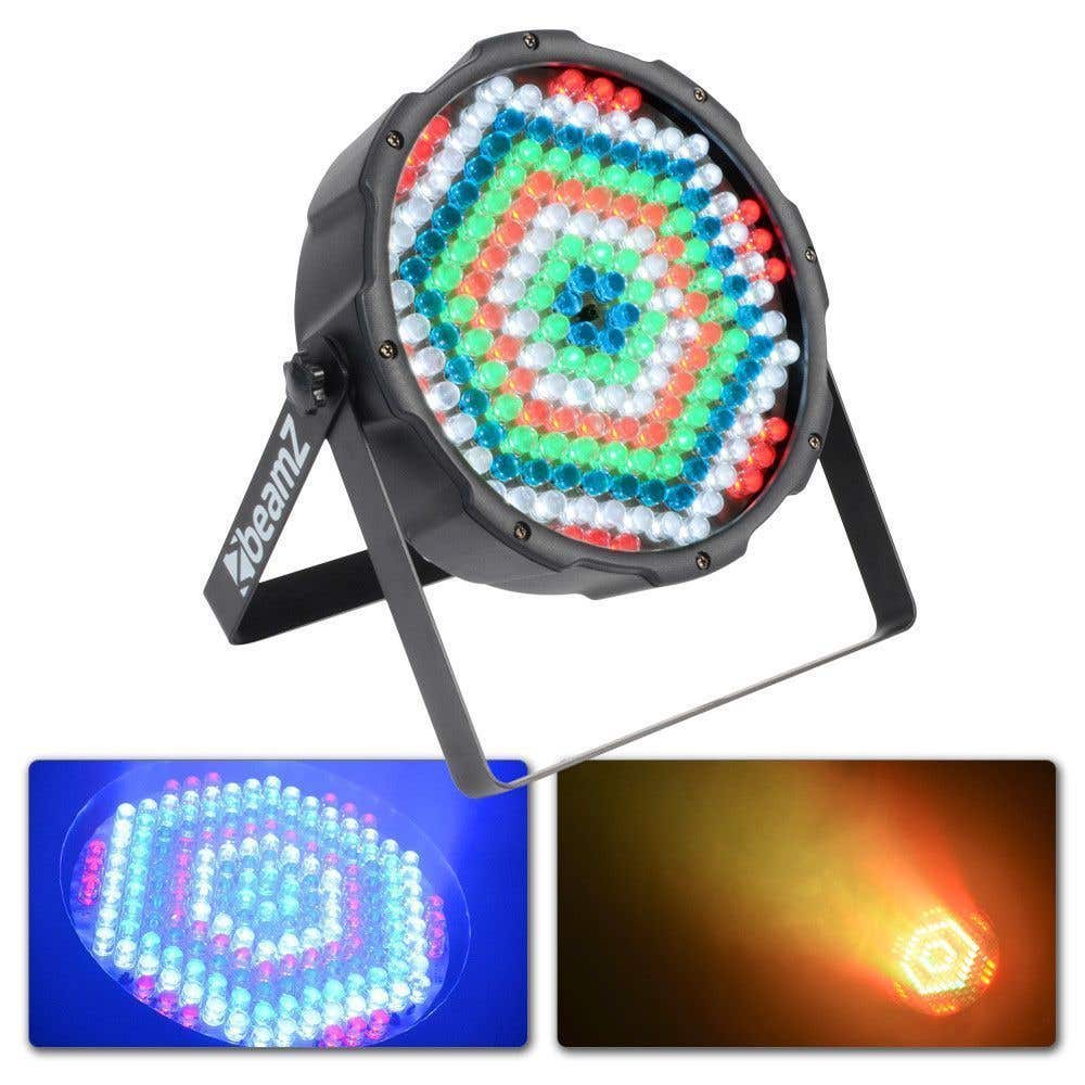 BeamZ compacte LED Spot FlatPAR met 186 LED's en DMX