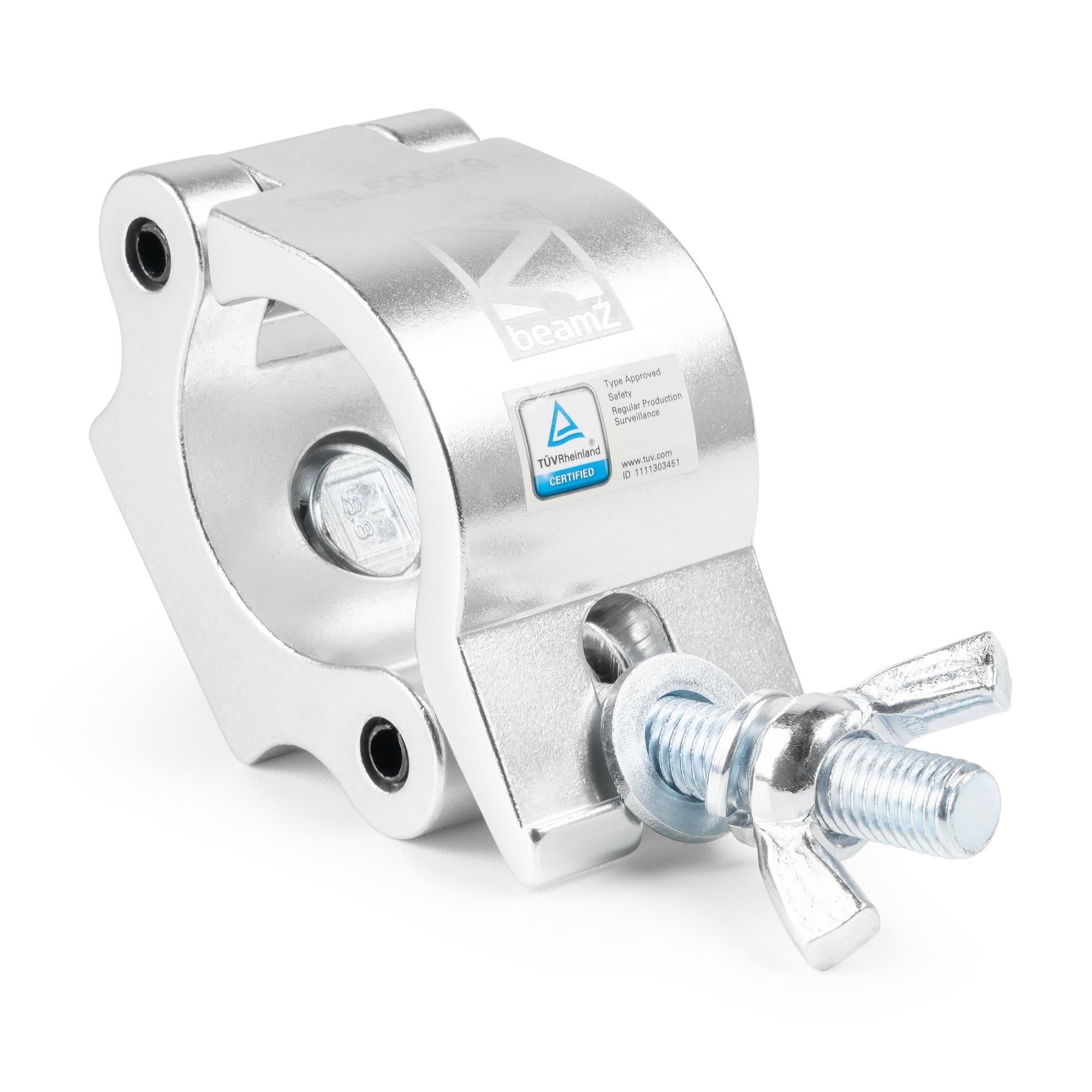 BeamZ BC50-500 Half coupler slimline - 500 kg draagvermogen - Aluminium 