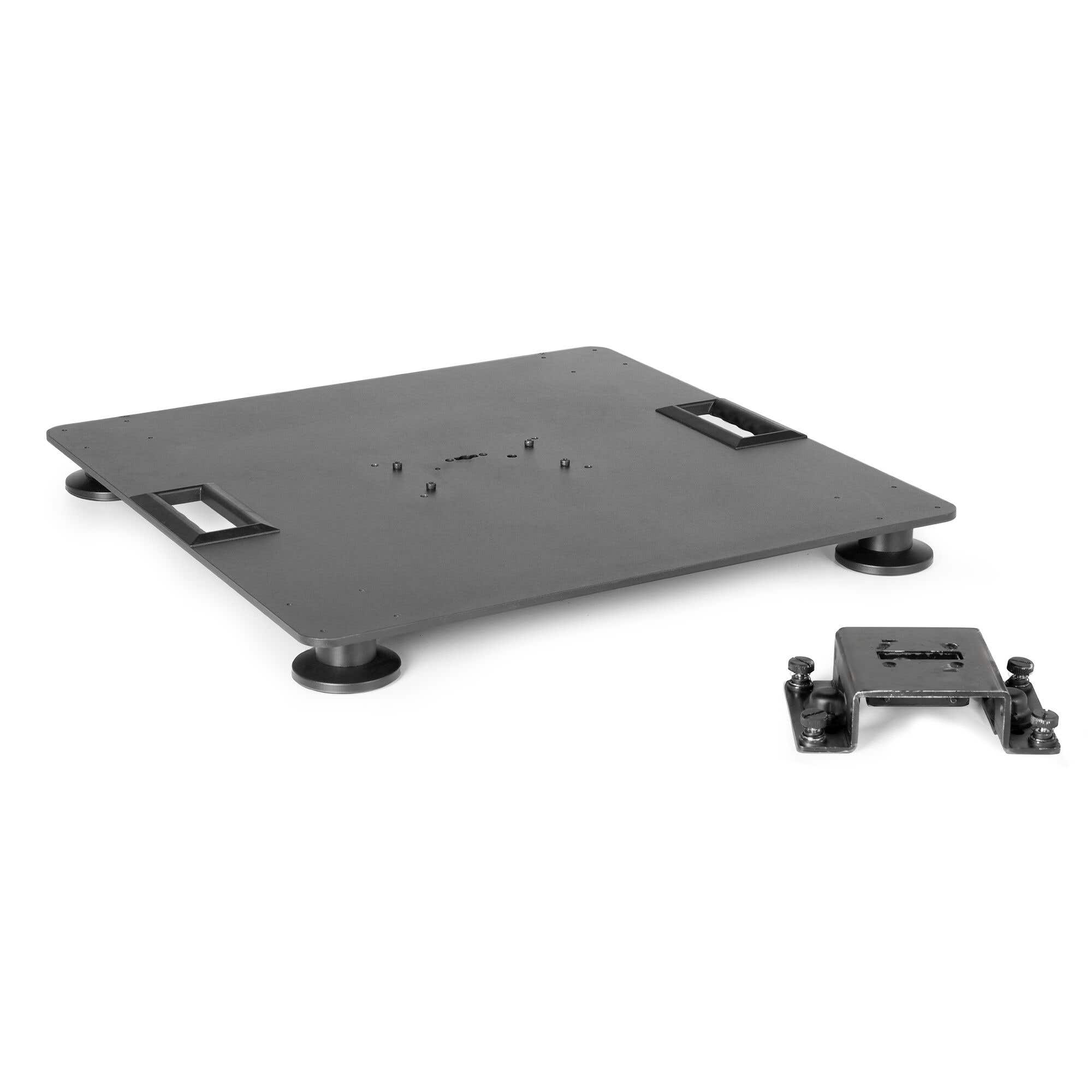 BeamZ Pro baseplate en connector set voor DOTBAR fixtures - Metalen baseplate met verstelbare poten