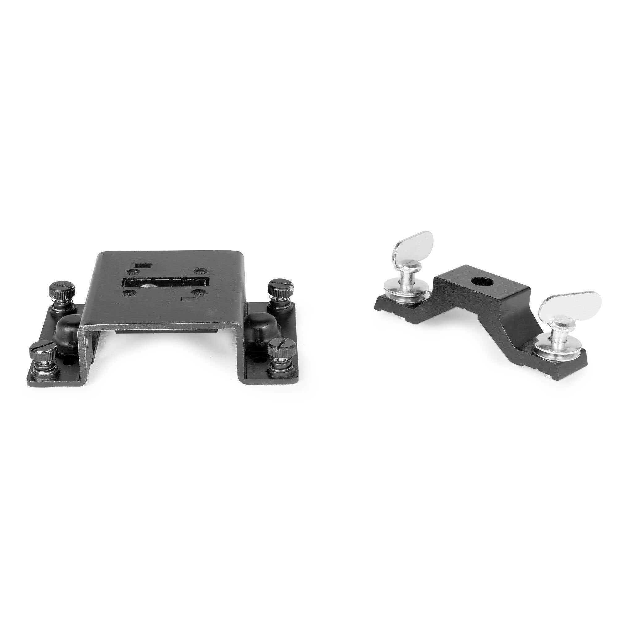 BeamZ Pro connector voor DOTBAR LED bar -  Koppel set voor montage aan baseplate - Zwart