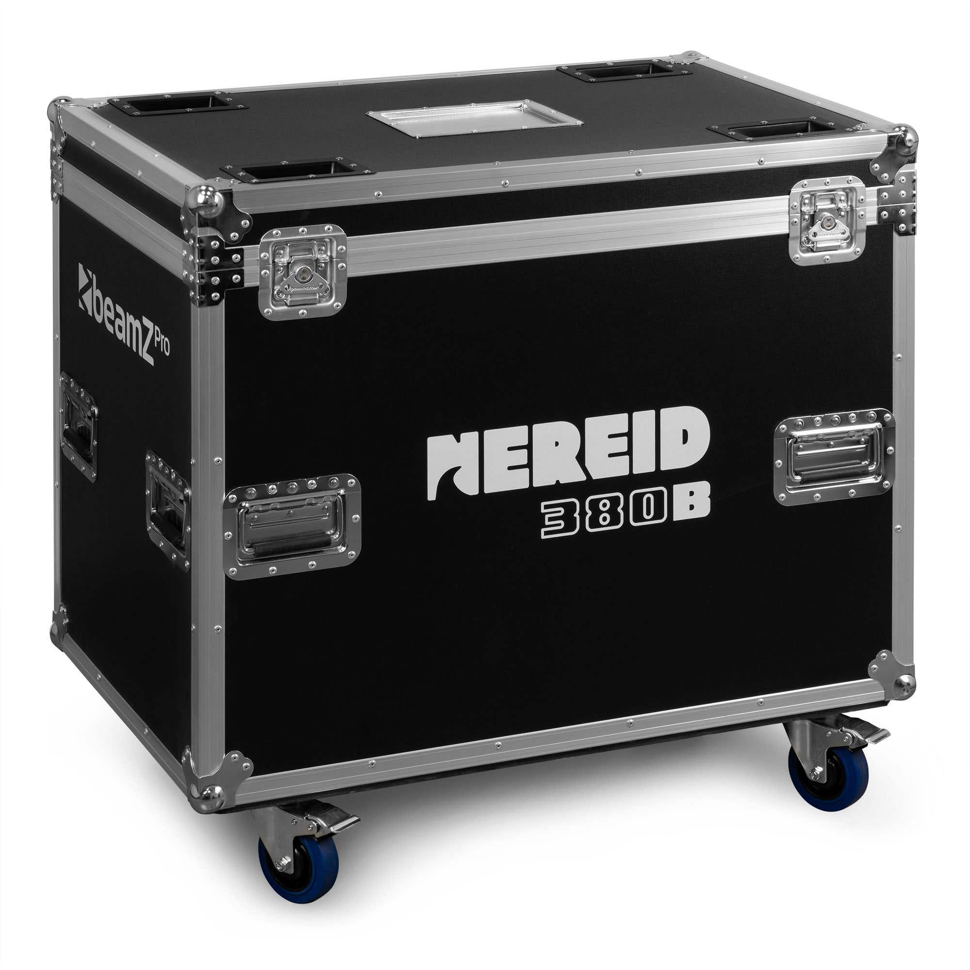 Retourdeal - BeamZ Professional FC380B Flightcase voor 2x Nereid380B moving heads