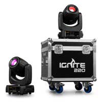 BeamZ Professional IGNITE220 moving head set van 2 stuks in flightcase