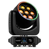 BeamZ Professional MHL760 LED bee eye moving head met roterende lenzen, zoom en pixel control - RGBW