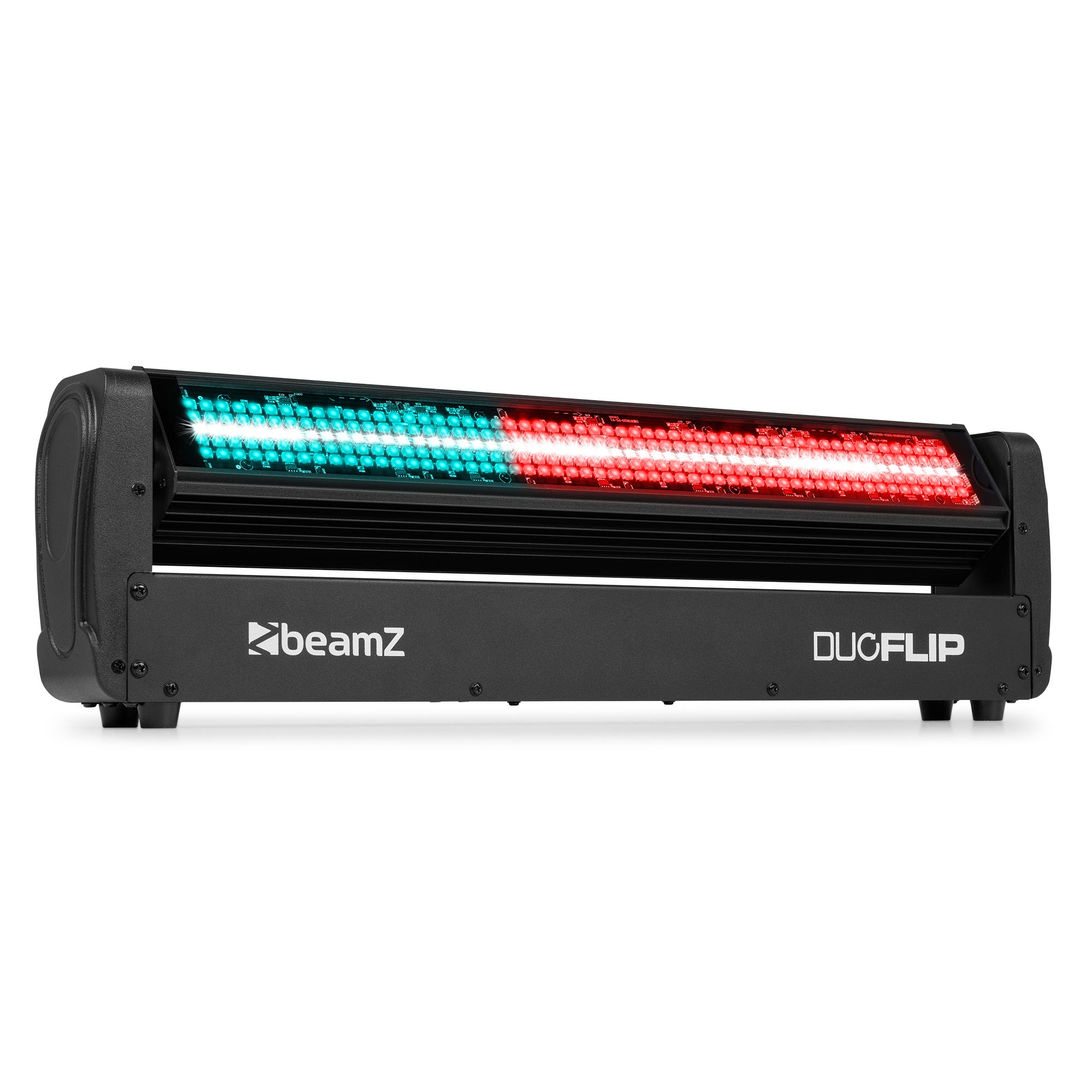 BeamZ DuoFlip dubbelzijdig lichteffect - Moving bar met beam & strobe - 360° rotatie - RGBW LED’s