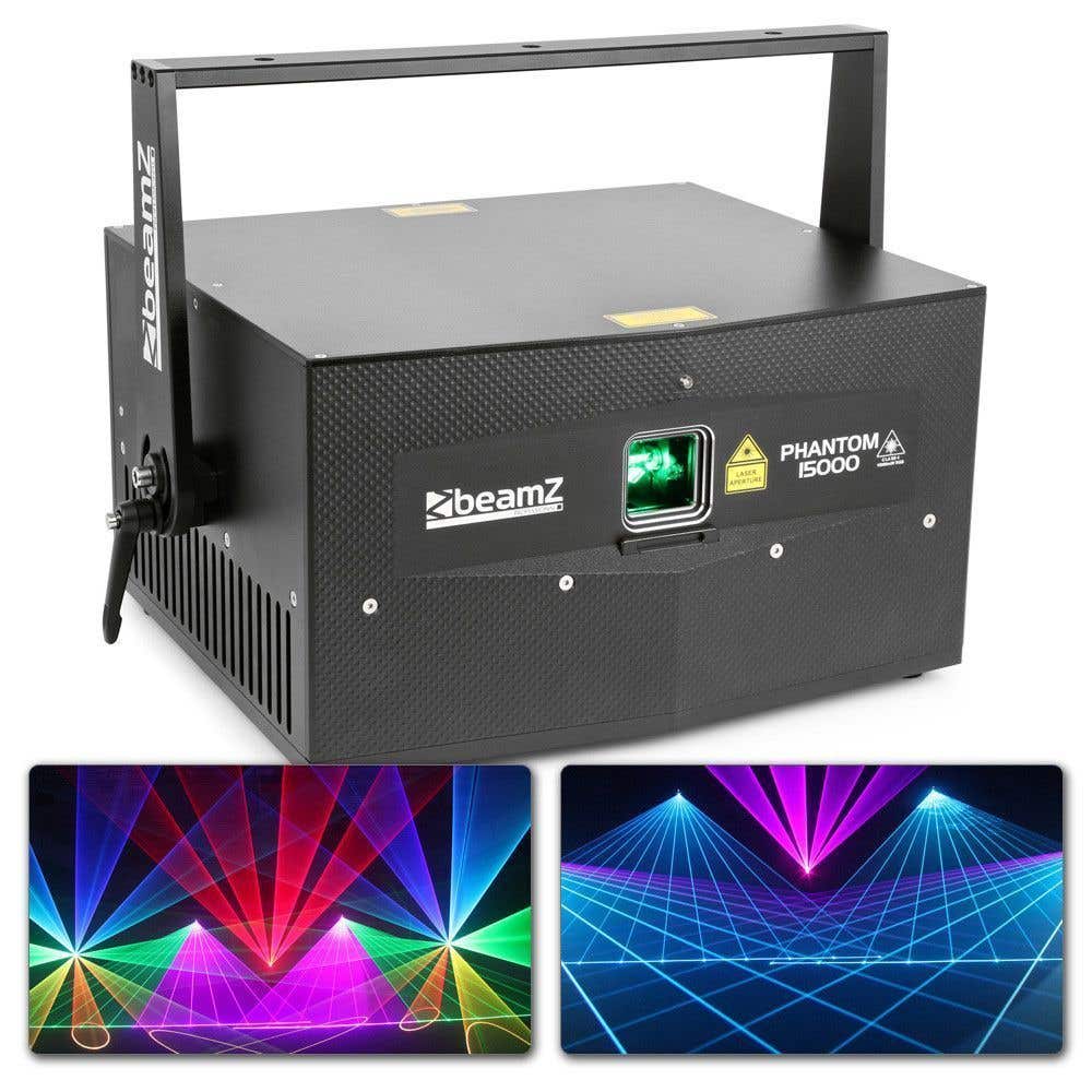 BeamZ Professional BeamZ Phantom 15000 Pure Diode analoge 15000mW RGB Laser
