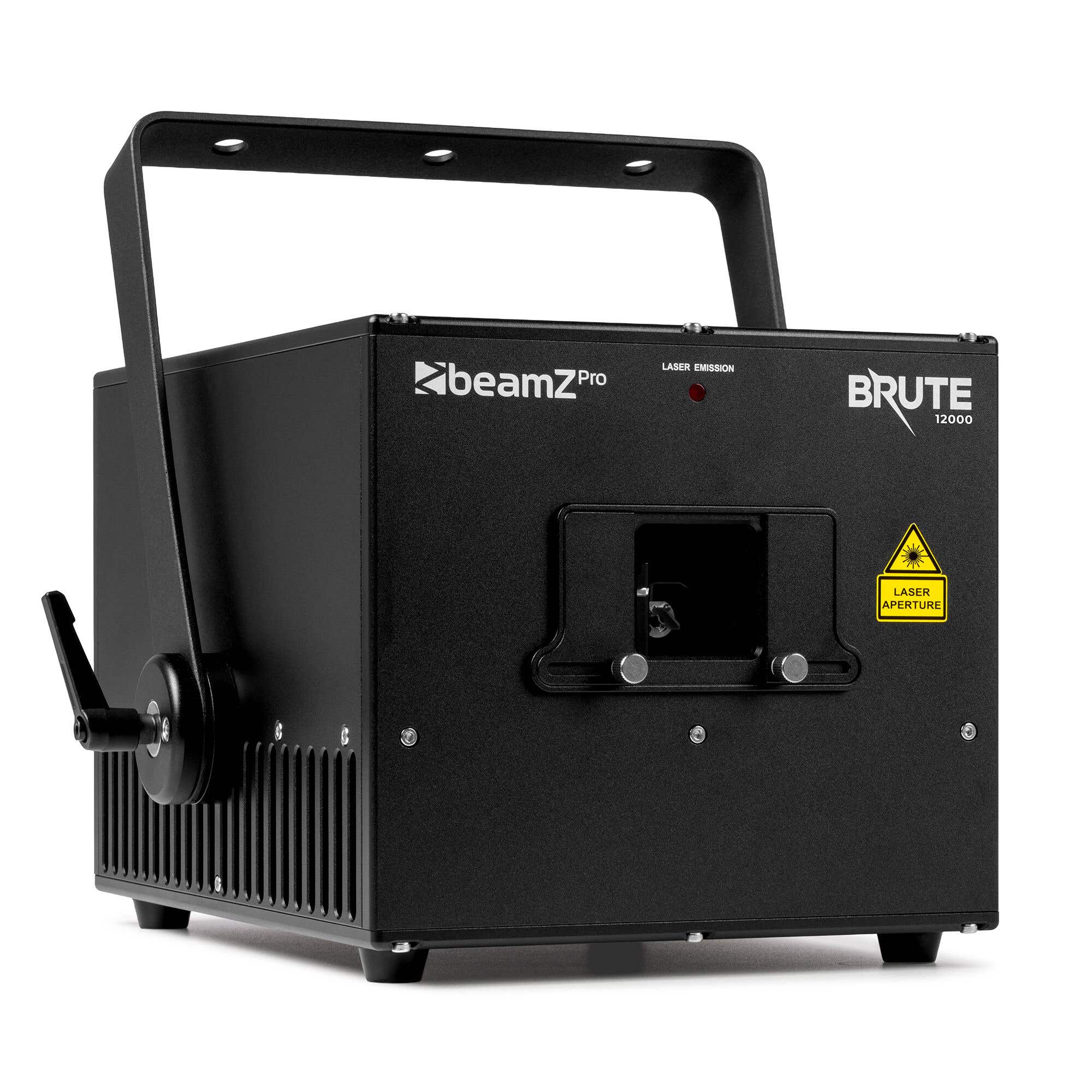 BeamZ Pro Brute 12000 laser - Pure diode RGB laser - IP65 Waterdicht - Met ILDA en DMX - 12W