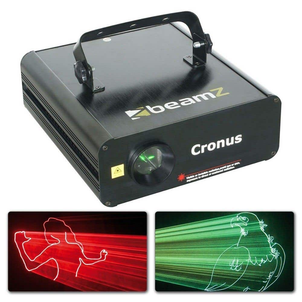 Cronus 3 Kleuren Animatie Laser Rood / Groen / Geel met Software
