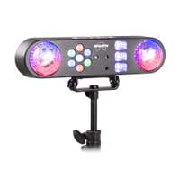 Retourdeal - Fuzzix Allstar3 LED discolamp op statief - RGB PAR spot - Jelly balls - Pattern effect - Stroboscoop