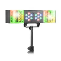 Fuzzix DerbyStar1 - Partybar - Met LED Wash en Derby - Inclusief afstandsbediening - RGB LED’s