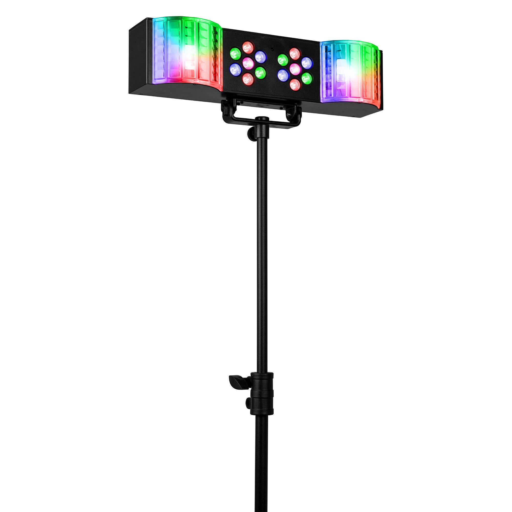 Fuzzix DerbyStar1 - Partybar - Met LED Wash en Derby - Inclusief afstandsbediening - RGB LED’s