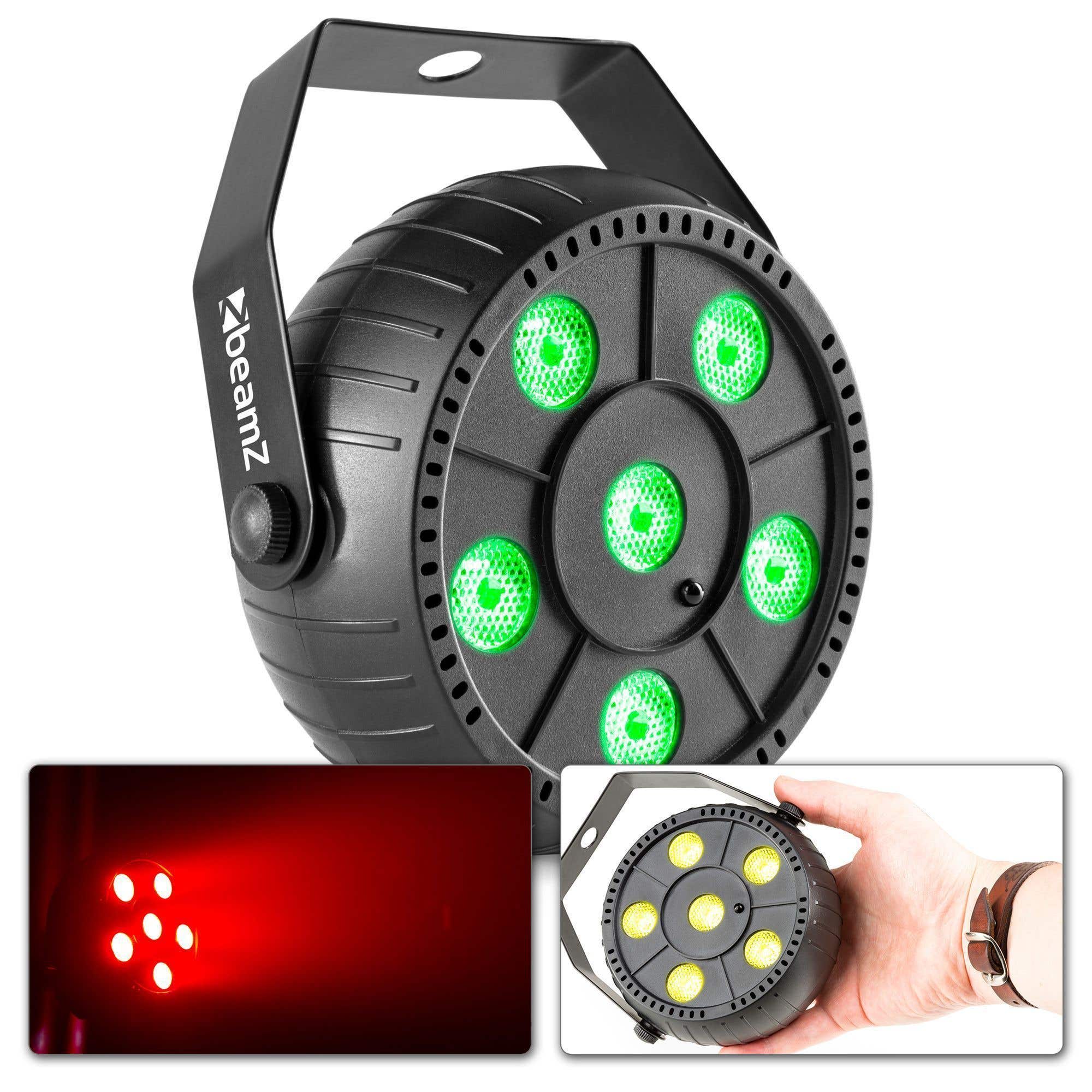 BeamZ Retourdeal -  PLP10 RGB LED PAR met ingebouwde accu - 6x 2W LED's