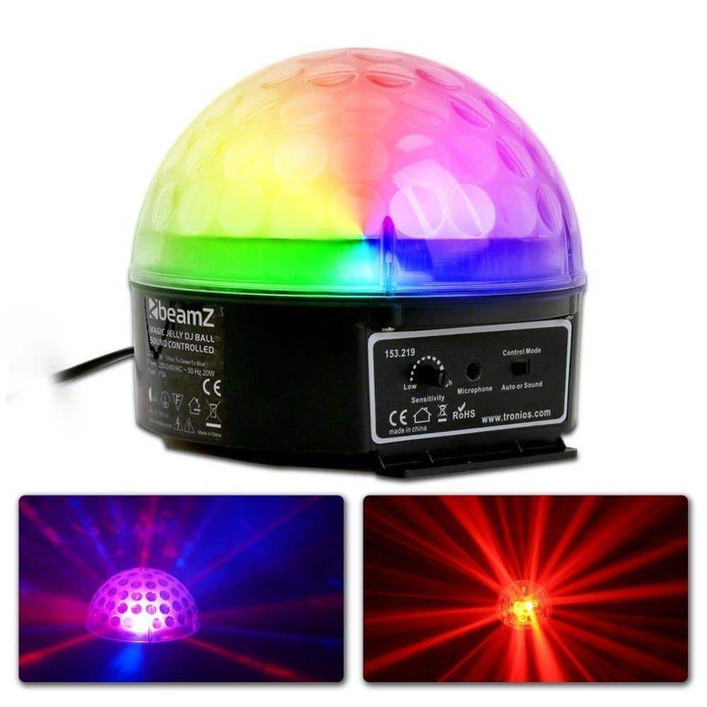 BeamZ Magic Jelly Muziekgestuurde disco ball
